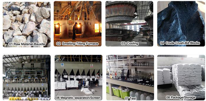 95 Brown Aluminium Oxide Blasting Media Sandblasting Beautification Processing