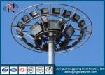 Insert Mode Connection Circular High Mast Steel Lighting Poles with Lifting