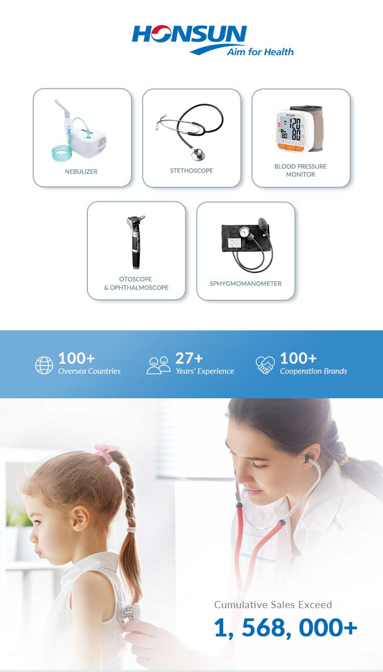 Medical Rechargeable Tongue Depressor Set Steel Diagnostic Otoscope Ent