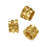 Buy cheap M6 C3604 Brass Knurled Threaded Inserts For Plastic Molding Furniture Insert product