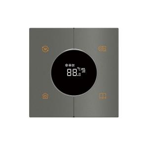 Wholesale 86x86mm Home Smart Thermostat , 24V DC Knob Style Thermostat from china suppliers