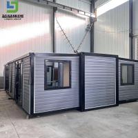 Buy cheap PU Panel Expandable Container House Anti Corrosion Steel Bolted Connection product