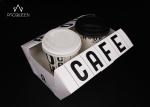 Biodegradable Paper Takeaway Boxes Water Resistant For Coffee Paper Cups /