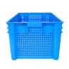 Buy cheap Custom Logo Plastic Turnover Basket for Fresh Fruits NO Foldable Ventilated Design from wholesalers