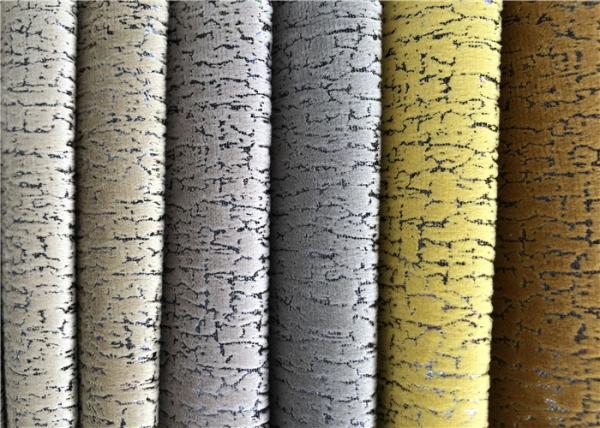 Buy cheap Foil Printed 75D Velvet Couch Material Holland 100% Polyester from wholesalers