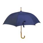Semi Automatic Wooden Handle Straight strong windproof umbrella