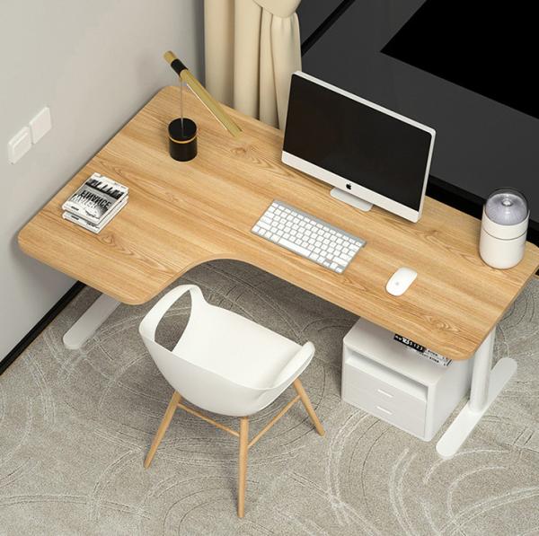 Buy cheap Height Adjustable Modern L Shape Stand Workbench Table for DIY Office Computer Desk from wholesalers