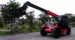 Hydraulic Power Steering Reach Truck Forklift Telescopic Boom Wheel Loader