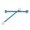 Buy cheap Korea fashion jewelry set rainbow industrial bar body jewellery from wholesalers