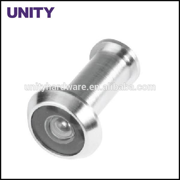 Brass Door Viewer Door Accessories Adjustable length with Glass Lense for Fire