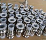PFA Lined Stainless Steel Camlock Coupling E Adaptor SS316 Male Hose Fittings
