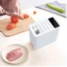 Buy cheap Kitchen Dry UV Disinfecting Electric Knife Holder Block With Sharpener from wholesalers