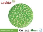 8" 20cm Unbreakable Bamboo Fibre Plates , Plant Fibre Printed Decor Bamboo