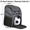 Buy cheap Shoe Compartment Custom Sports Bags For Gym Basketball Volleyball Soccer Training from wholesalers
