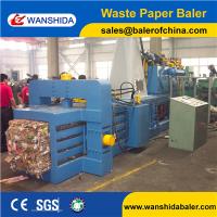 Buy cheap Full automatic small Waste carton baler recycling miachine controlled by PLC product