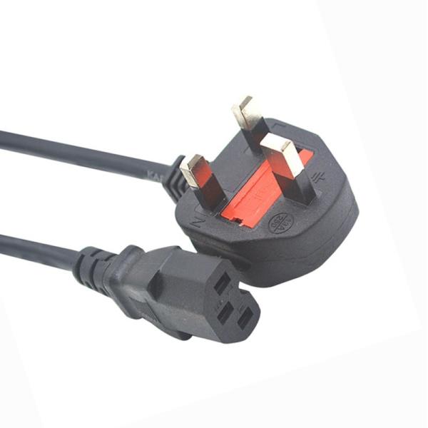 Buy cheap Standard LED Grow Light Accessories UK Power Cable IEC 60320 C13 To BS 1363 (M) from wholesalers