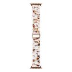 Easy Release Dazzle Color Resin Watch Strap 38mm 42mm