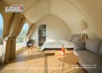 Full Equiped Luxury Large Steel Frame Hot Sale Shell Shape Glamping Glamping
