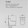 Buy cheap Bathroom Ceramic Siphonic One Piece Toilet Commode Round Egg Shape Water Closet from wholesalers