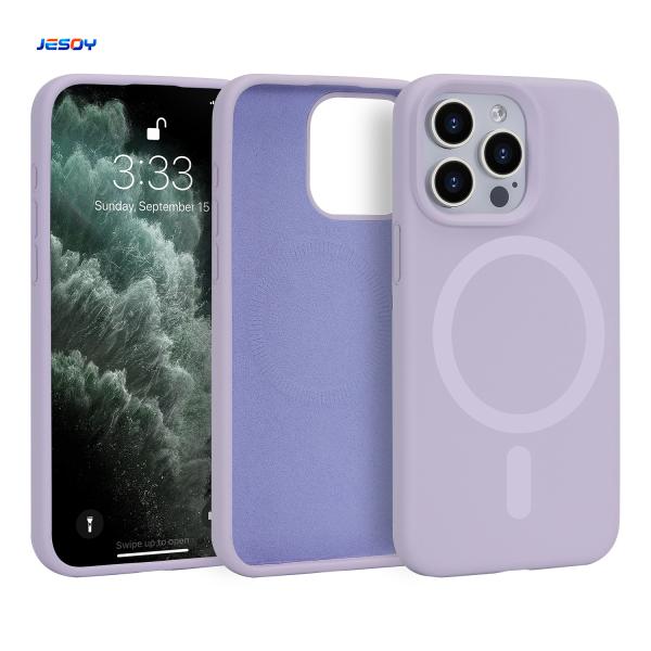 Buy cheap Magsafe Liquid Silicone Mobile Phone Cover Waterproof For IPhone 16 15 from wholesalers