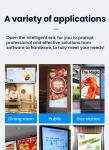 350cd/M2 Wall Mounted Touch Screen Kiosk 1920 X 1080 Resolution 50 Inch