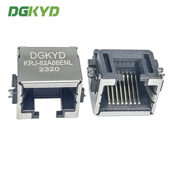Buy cheap KRJ-82A86ENL RJ45 SMT Network Port Socket Without Filter Modular Block Interface from wholesalers