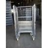 Buy cheap Mild Steel Roll Cage Trolley Warehouse Logistic Storage With Wheels from wholesalers