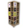 Buy cheap Wooden Floor Rotating Clothing Shop Display Cabinets For Garment Retail Stores from wholesalers