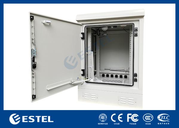 Buy cheap 19 Inch Rack Outdoor Equipment Enclosure 17U Height Temperature Controlled Cabinet from wholesalers