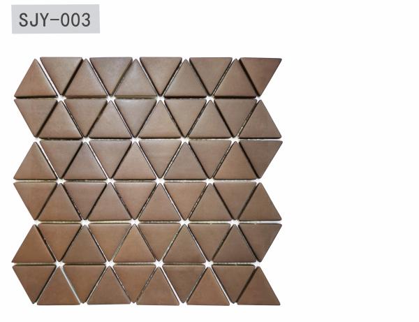 Buy cheap 100Sqm 6mm Decorative Mosaic Tiles Metal Glazed Full Body Dark Color 310.5x308mm from wholesalers