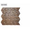 Buy cheap 100Sqm 6mm Decorative Mosaic Tiles Metal Glazed Full Body Dark Color 310.5x308mm from wholesalers