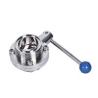Buy cheap Sanitary Fittings Ss304 Ss316L Threaded Union Butterfly Valve for Water Media at Best from wholesalers