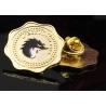 Buy cheap Company enterprise paint brooch pin hedgehog 3d stamping breastplate embossed zinc alloy breastplate customization from wholesalers