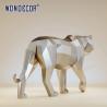 Buy cheap Majestic Forged Metal Sculpture Large Scale Public Art Geometric Tiger from wholesalers