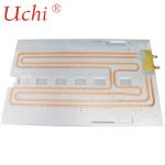 Complex Copper Pipes Bending Liquid Cooling Plate , High Power Water Cold Plate