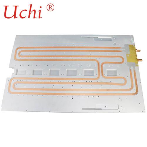 Buy cheap Complex Copper Pipes Bending Liquid Cooling Plate , High Power Water Cold Plate from wholesalers