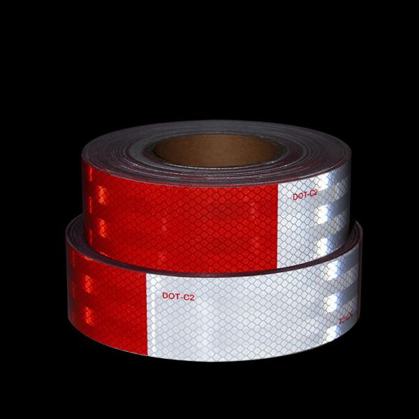 Buy cheap High Intensity 2 Inch Truck DOT C2 Reflective Trailer Tape Automotive Motorcycle Cargo Tractor Trailer Warning Caution from wholesalers