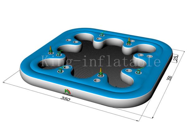 Buy cheap Commercial Amusement Cup Hole Inflatable Water Toys Floating Sofa For Adults from wholesalers