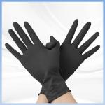 Black Latex Examination Gloves Disposable Latex Powder Free Gloves For Medical