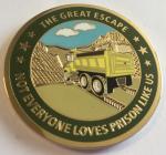 1.75 Inch 2 Inches Metal Challenge Coins , Soft Enamel / Hard Enamel Coins