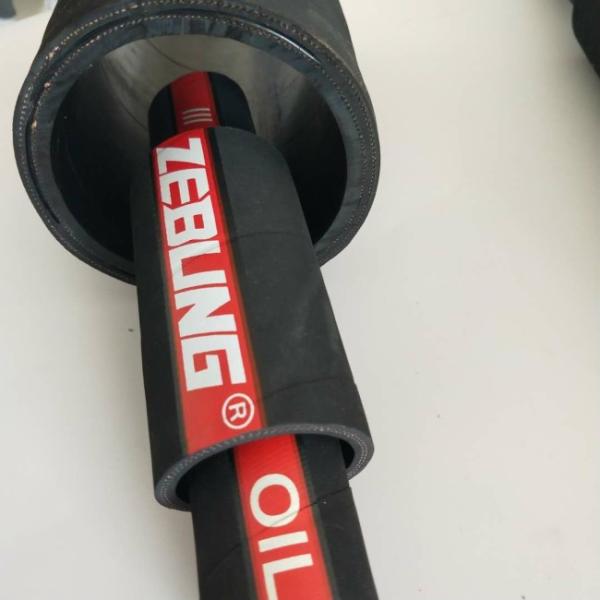 Buy cheap Fuel Oil Diesel Petroleum Transfer Rubber Hose Black Color Wear Resistance from wholesalers