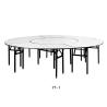 Buy cheap Top quality Restaurant folding iron PVC table (YT-1) from wholesalers