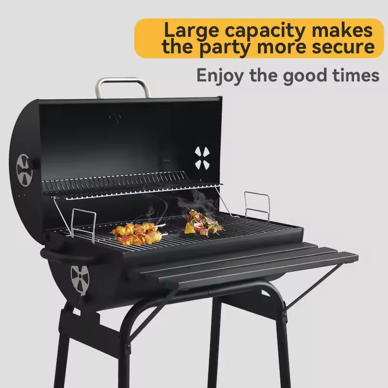 Big Machine Charcoal Smoker BBQ Grill for Backyard Party Customized Logo Acceptable 23kg
