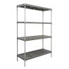 Buy cheap 3.5mm Commercial Polymer Shelving Plastic Stainless Steel Chromed Plated With Powder Coated Wire Shelf from wholesalers