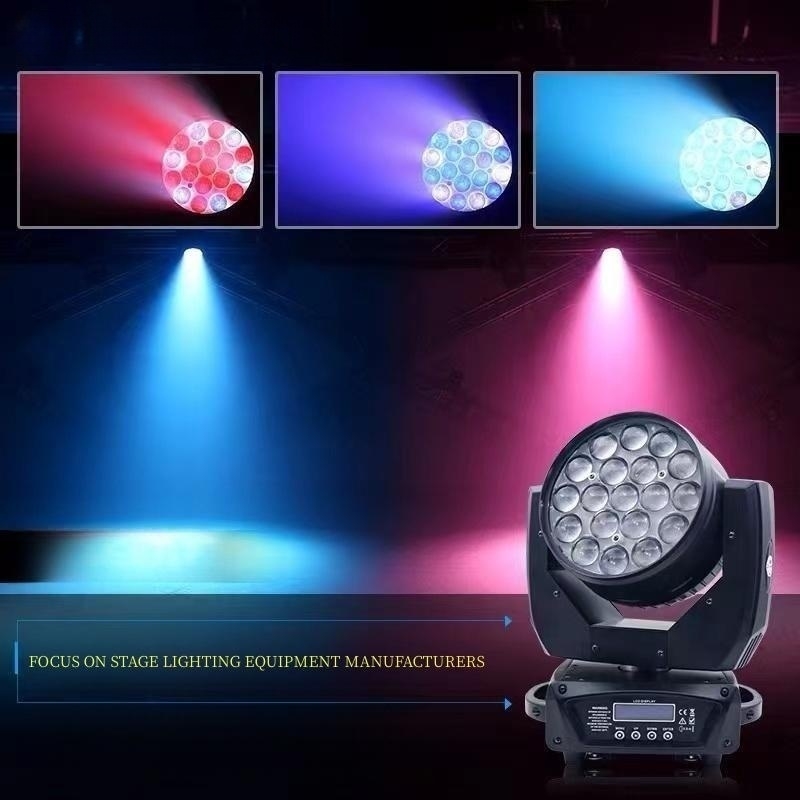 Disco Party Bar Lighting Solutions LitePro DLX Layout 19X15W RGBW Moving Head Lights