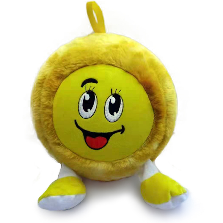 Unisex Acceptable Custom Rainbow Colorful Inflatable Plush Ball for Customization