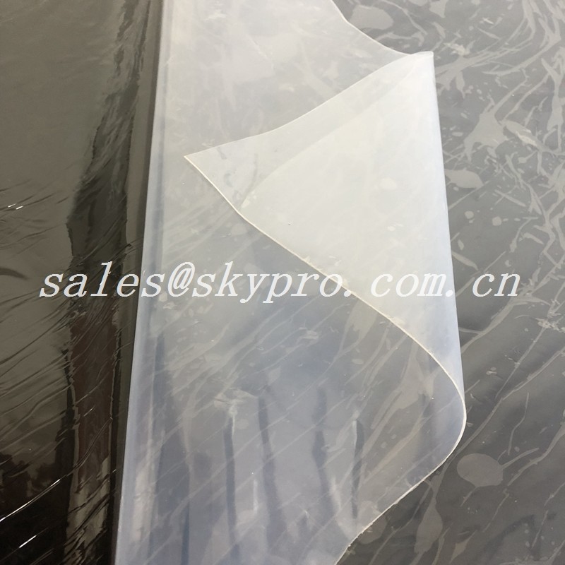 Soft Transparent Clear Silicone Rubber Sheet Roll , FDA Die Cut Silicone Roll