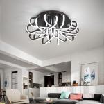 Black Acrylic ceiling light fixtures for Indoor home Lighting Fitting (WH-MA-87)
