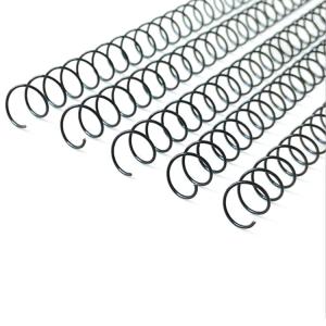 Wholesale Black 14.7mm Spiral Metal Coil Binding Materials 4:1 Nylon Coated from china suppliers
