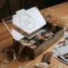 Buy cheap Wooden Memory Keepsake Boxes With Personalize Acrylic Lid - Wedding Bridal Party Gift Box- Birthday & Holiday Gift from wholesalers